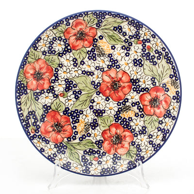 Talerz obiadowy 26 cm IM02 w duże maki