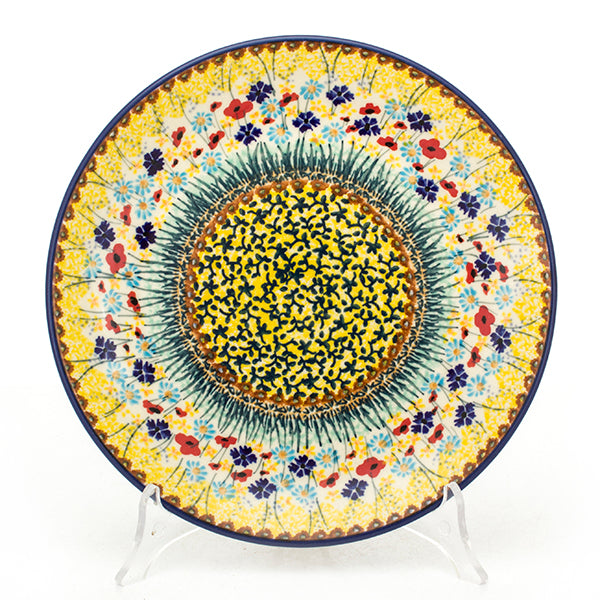 Talerz śniadaniowy 22 cm WK77  żółta łączka