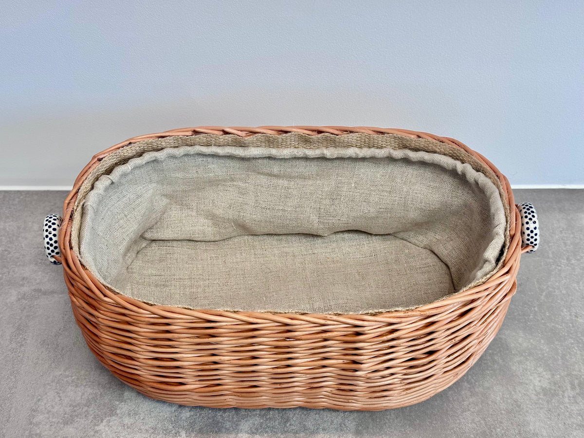 CHLEBAK WIKLINOWY Z POKRYWĄ CERAMICZNĄ